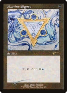 Azorius Signet Secret Lair Drop - Retro Frame